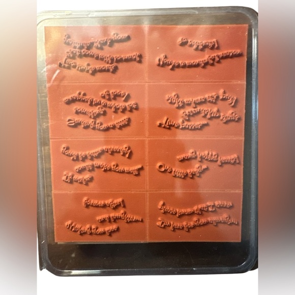 Stampin' Up! Four Retired Rubber Stamp Set All New - Picture 9 of 11